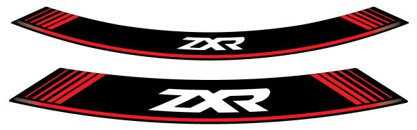 Puig KIT 8 RIM STRIPS ZXR C/RED