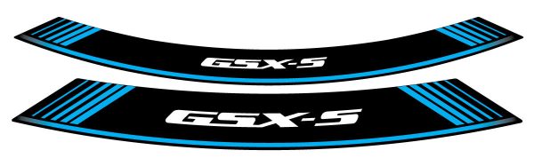 Puig KIT 8 RIM STRIPS GSXS C/BLUE