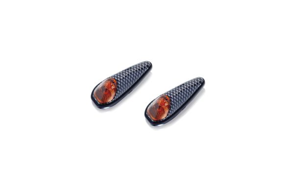 Puig TURN LIGHT FULL SPEED C/CARBON CRISTAL ORANGE