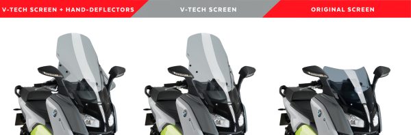 Puig WINDSHIELD V-TECHLINE TOUR.BMW C EVOLUTION C/SMOKE