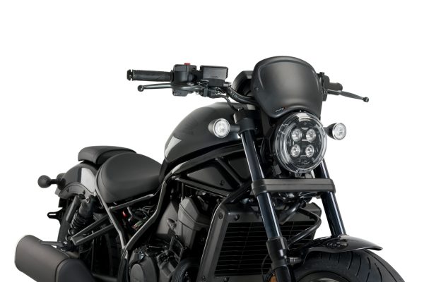 Puig FRONT PLATE ABS HONDA CMX1100 REBEL C/MATT BLACK - Image 3