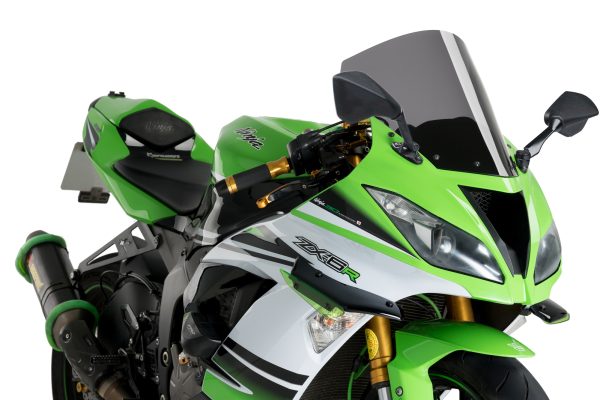 Puig R-Racing Screen For Kawasaki ZX-6R/636 (2013 - 2017) - Smoke - Image 3