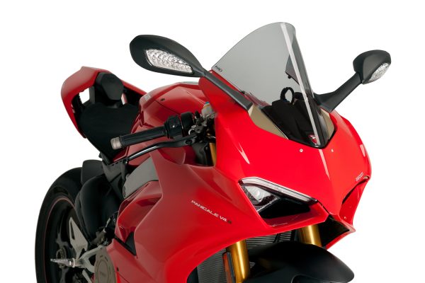 Puig R-Racer Screen For Ducati Panigale 1100 V4/R/S/SP (Light Smoke) - Image 3