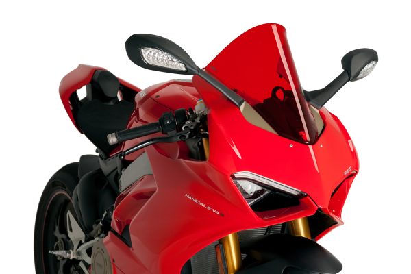 Puig R-RACER SCREEN DUCATI PANIGALE V4 R C/RED - Image 3