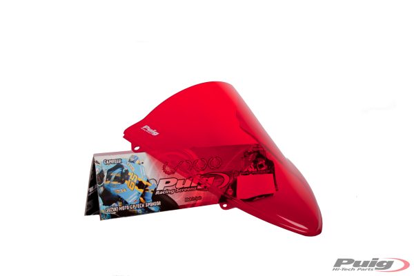 Puig RACING SCREEN KAWASAKI NINJA 250R 08-12 C/RED