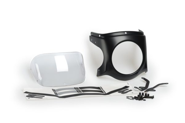 Puig SEMIFAIRING C/BLACK DIAM.180MM WINDSHIELD C/CLEAR