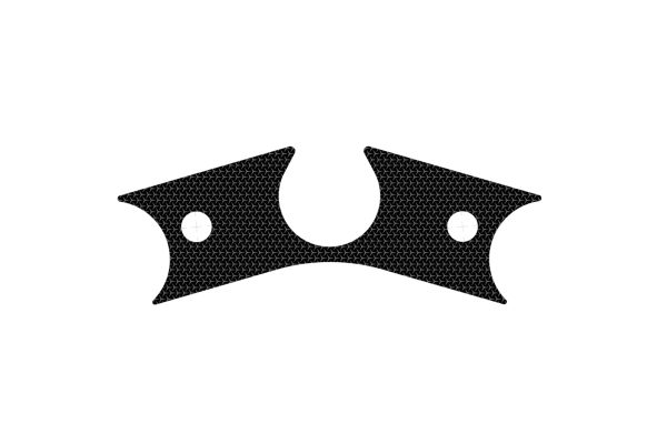 Puig YOKE PROTECTOR YAMAHA R6 17 C/CARBON LOOK