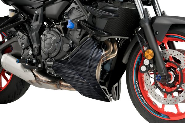 Puig ENGINE SPOILER YAMAHA MT-07 21' C/CARBON LOOK - Image 3