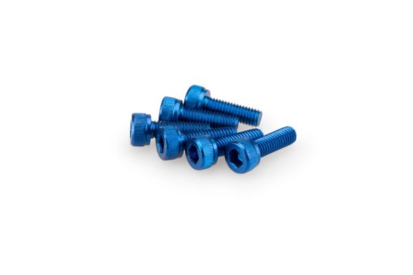 Puig KIT SCREWS ALLEN M5X15MM C/BLUE