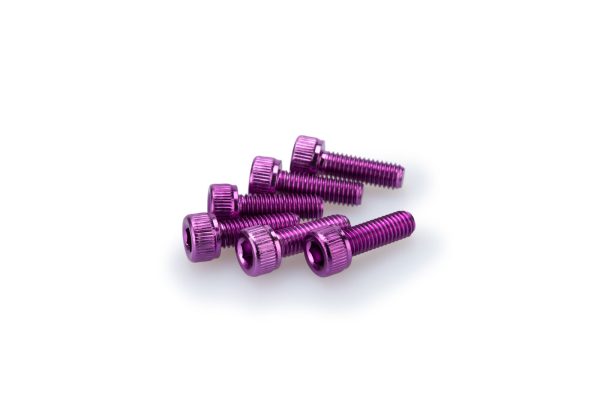 Puig KIT SCREWS ALLEN M5X15MM. C/PURPLE