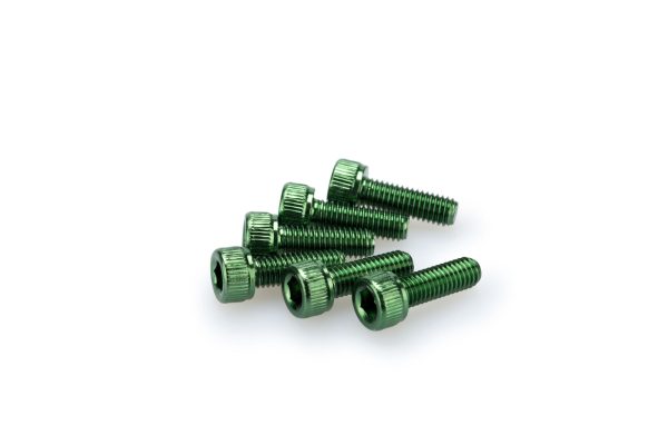 Puig KIT SCREWS ALLEN M5X15MM. C/GREEN