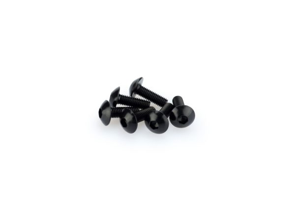 Puig KIT SCREWS DOMED M5X15MM. C/BLACK