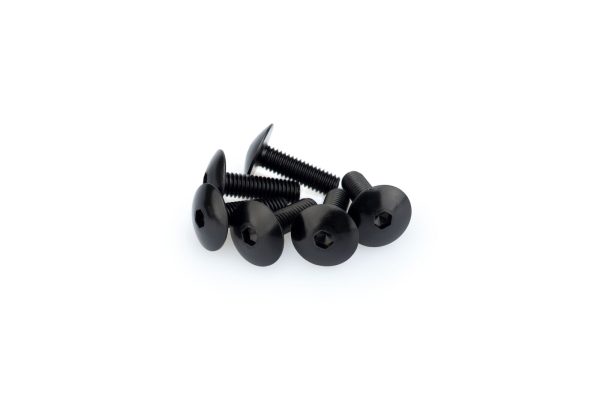 Puig KIT SCREWS DOMED M6X20MM. C/BLACK