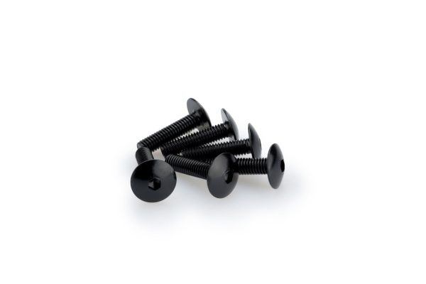 Puig KIT SCREWS DOMED M6X25MM. C/BLACK