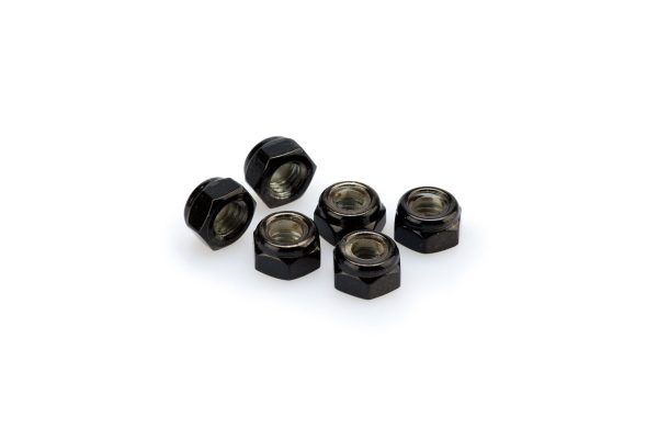 Puig BLISTER 6 LOCKNUT M8 C/BLACK