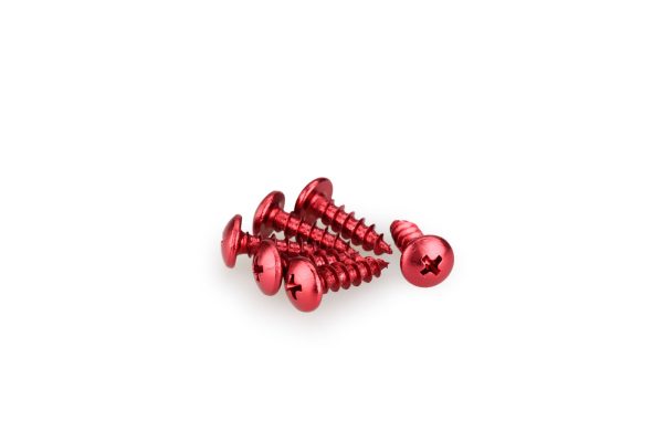 Puig KIT SCREWS DOMED M6X20MM. C/RED