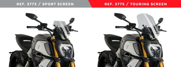 Puig WINDSHIELD NEW GEN. SPORT DUCATI DIAVEL 1260/S 190 - Image 3