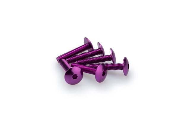 Puig KIT SCREWS DOMED M6X30 C/VIOLETA