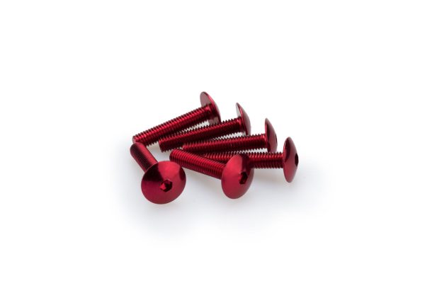 Puig KIT SCREWS DOMED M6X30 C/RED