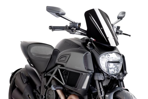 Puig SCREEN NEW GENERATION TOURING DIAVEL 14'-18' C/BLA