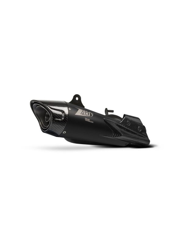 Zard Titanium Slip-On (Street Version) For Triumph Street Triple 765 (2020 - 2022) - Black