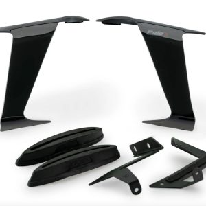 Puig Downforce Race Side Spoilers For Kawasaki ZX-10R/RR (2021 - Onwards) - Black
