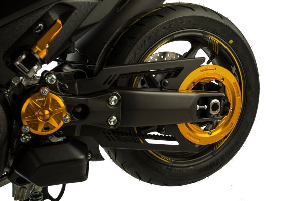 Puig SHAFT COVER YAMAHA TMAX 530/SX/DX 17' C/BLACK