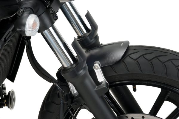 Puig Aluminium Front Fender Compatible with Kawasaki Vulcan S/Cafe 2015 - Onwards (Black) - Image 3