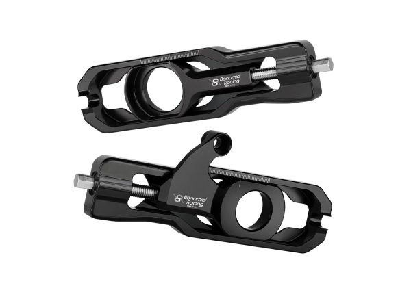 Bonamici Racing Chain Adjuster With Caliper Support For Yamaha YZF-R6 (2017 - Onwards) - Black