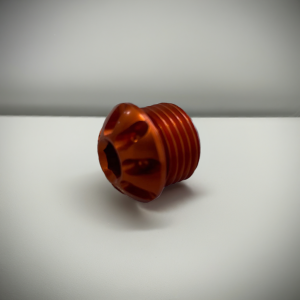 Bonamici Racing Replacement Cap For Rearsets - Orange