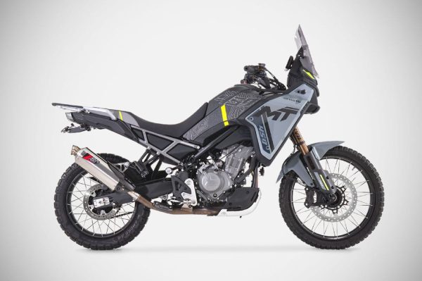 Zard Stainless Steel Slip-On Racing Exhaust For CF Moto 450MT (2024 - Onwards) - Image 4