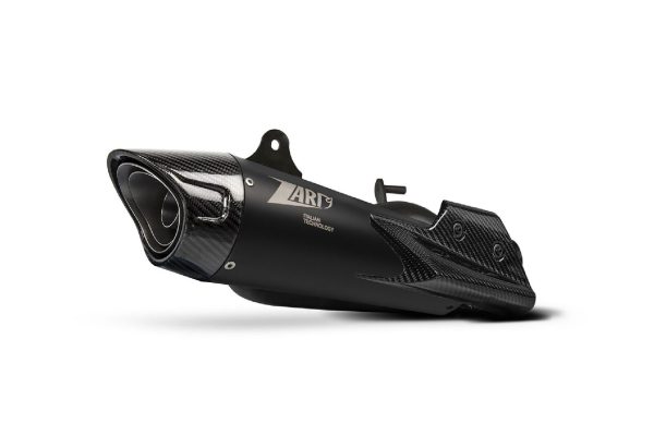 Zard Stainless Steel Slip-On (Racing Version) For Triumph Street Triple 765 (2020 - 2022) - Black - Image 3