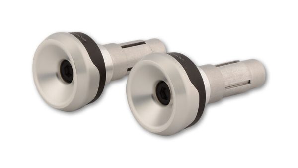 HIGHSIDER AKRON-XS HANDLEBAR ENDS, SIL