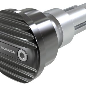 HIGHSIDER WAVE HANDLEBAR ENDS, BLK