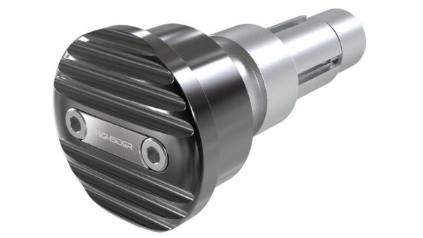 HIGHSIDER WAVE HANDLEBAR ENDS, SIL