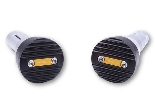 HIGHSIDER WAVE HANDLEBAR ENDS, GLD - Image 3