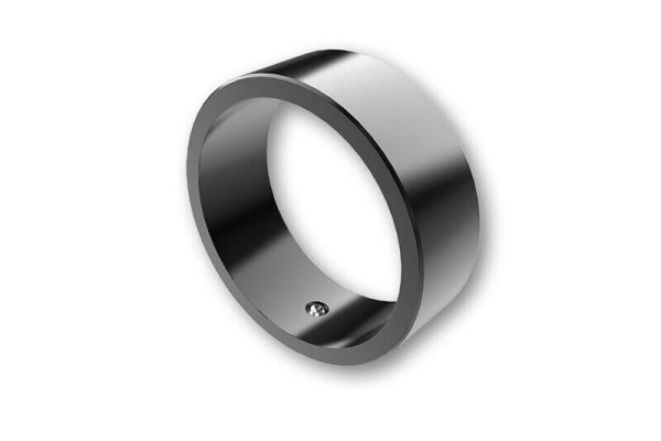 HIGHSIDER COLOUR RING HANDLEBAR ENDS, BLK