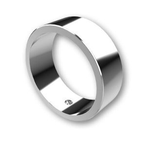HIGHSIDER COLOUR RING HANDLEBAR ENDS, SIL