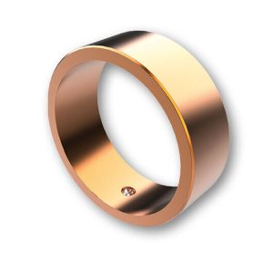 HIGHSIDER COLOUR RING HANDLEBAR ENDS, GLD