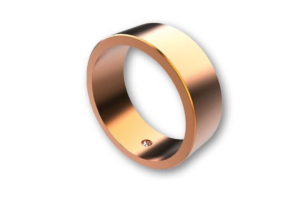 HIGHSIDER COLOUR RING HANDLEBAR ENDS, GLD