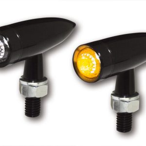 HIGHSIDER MONO BULLET LED INDICATOR, BLK