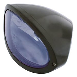 HIGHSIDER IOWA MAIN HEADLIGHT, BLK/BLU