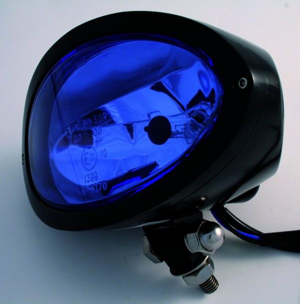 HIGHSIDER IOWA MAIN HEADLIGHT, BLK/BLU - Image 3