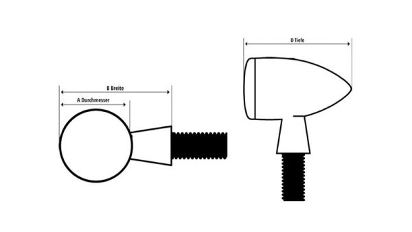 HIGHSIDER BLAZE LED INDICATOR 3IN1, CHR/CLR - Image 3