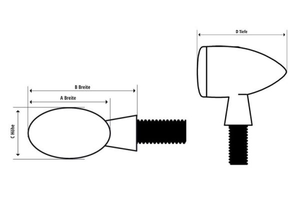 HIGHSIDER MICRO-BULLET LED TAILLIGHT, TTD - Image 3