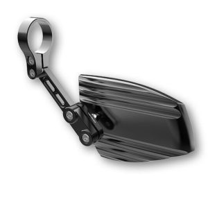 HIGHSIDER WAVE HANDLEBAR END MIRROR, BLK
