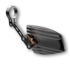 HIGHSIDER WAVE HANDLEBAR END MIRROR, GLD