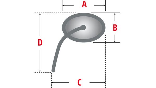 HIGHSIDER WAVE MIRROR, SIL - Image 3