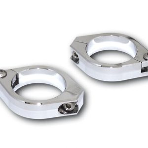 HIGHSIDER FORK PIPE CLAMPS, CHR, 35-37MM