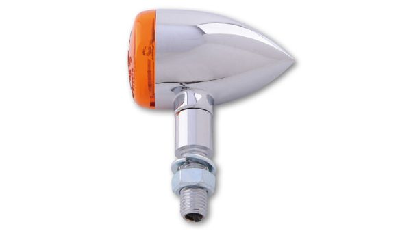 HIGHSIDER FLASHER BULLET LIGHT CHROME ALU - Image 3